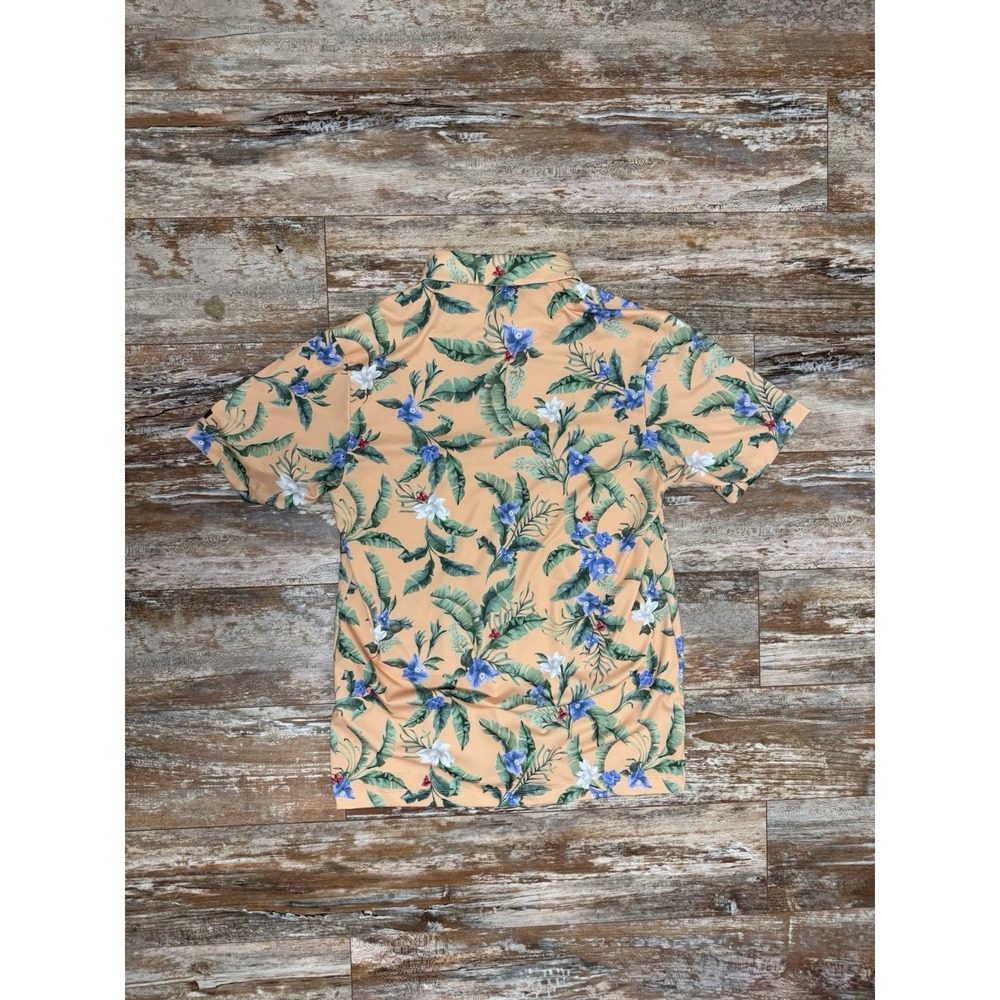 Mens Bad Birdie Core Polo Flora Fiesta Floral Golf Shirt Size Small New With Tag - Picture 3 of 7